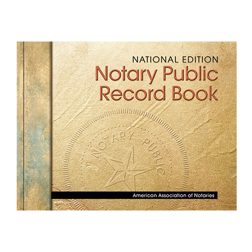 Idaho Notary Public Record Book (Journal) - Stone Cover