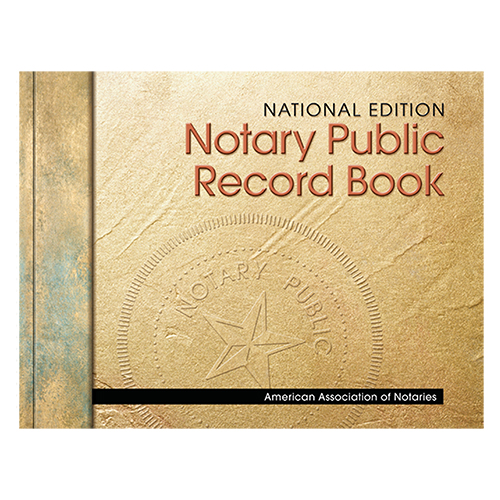 Idaho Perfectly Bound Notary Public Journal (Record Book) - Stone Cover